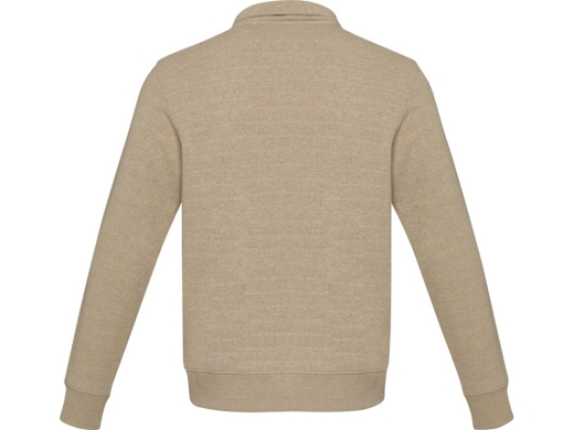 Изображение №3 | Свитер с молнией «Tin» из органического хлопка, унисекс 2XL (бежевый)