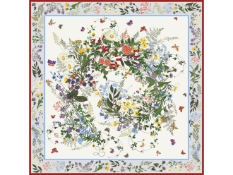 Изображение №1 | Платок «Русский полевой букет» (молочный)