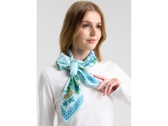 Изображение №8 | Платок «Мелодия хрусталя» (голубой)