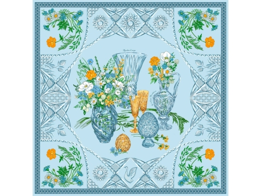 Изображение №1 | Платок «Мелодия хрусталя» (голубой)