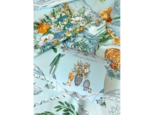 Изображение №4 | Платок «Мелодия хрусталя» (голубой)