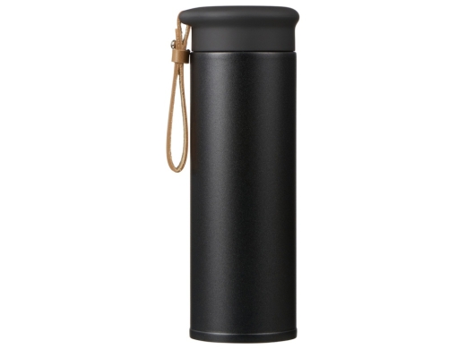 Изображение №4 | Вакуумный термос «Engage»,тубус, 450 мл (черный, коричневый)