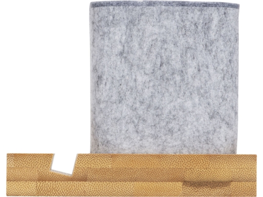 Изображение №4 | Подставка для ручек и телефона из бамбука «Takeshi» (натуральный, серый)