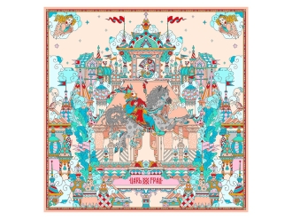 Изображение №1 | Платок «Царьград» (разноцветный)