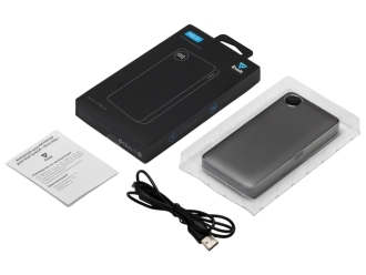 Изображение №8 | Внешний аккумулятор «Mild», металлик soft-touch, 10 000 mAh (серый)