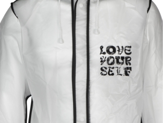 Изображение №1 | Дождевик «Providence» c трафаретной печатью M-L (прозрачный/черный)