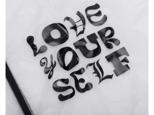 Изображение №2 | Дождевик «Providence» c трафаретной печатью M-L (прозрачный/черный)