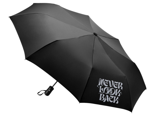 Изображение №1 | Зонт складной «Marvy» с термотрансфером (черный)
