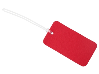 Изображение №1 | Багажная бирка «Favor» на силиконовой петле (красный)