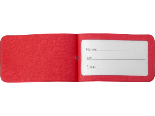 Изображение №3 | Багажная бирка «Favor» на силиконовой петле (красный)