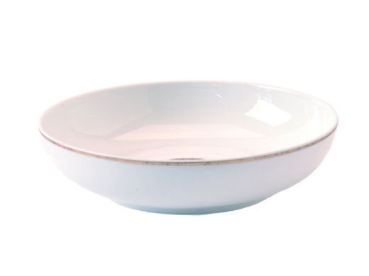 Изображение №1 | Суповая тарелка «S.PLATE 2 GLD» (белый)