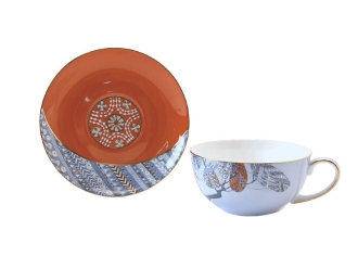 Изображение №3 | Набор чашка и блюдце «TEA SET TRO» (голубой)