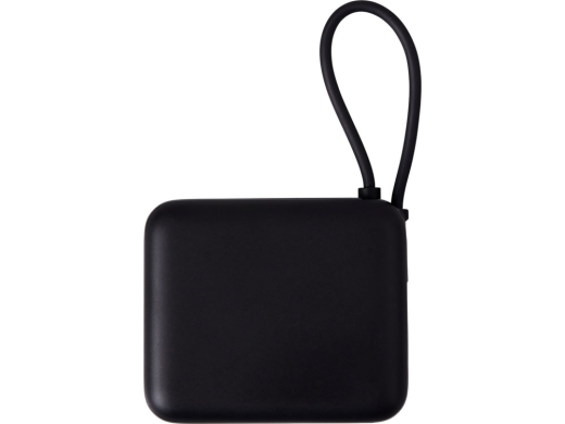 Изображение №4 | Внешний аккумулятор со встроенным кабелем «Liri», QC/PD, 10000 мАч (черный)