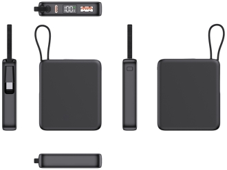 Изображение №4 | Внешний аккумулятор с подсветкой лого «Nex», 5000 мАч (черный)