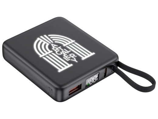 Изображение №1 | Внешний аккумулятор с подсветкой лого «Nex», 5000 мАч (черный)