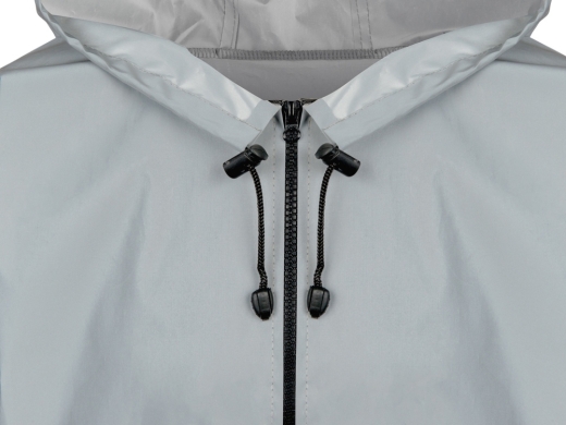 Изображение №5 | Дождевик светоотражающий «Sunny reflector» с чехлом XS-S (серый светоотражающий)