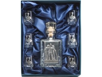 Изображение №2 | Набор со штофом «Металлурги» (прозрачный)