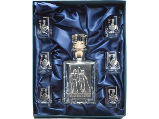 Изображение №2 | Набор со штофом «Металлурги» (прозрачный)