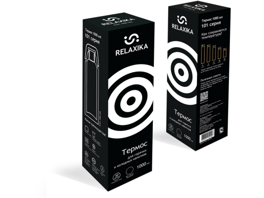 Изображение №13 | Термос Relaxika «101», 1 л 1000 (черный)