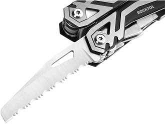 Изображение №4 | Мультитул Rocktol 21 в 1 с пружинными плоскогубцами (черный)