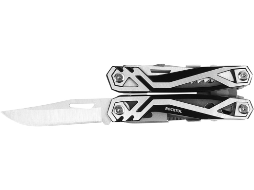Изображение №1 | Мультитул Rocktol 21 в 1 с пружинными плоскогубцами (черный)