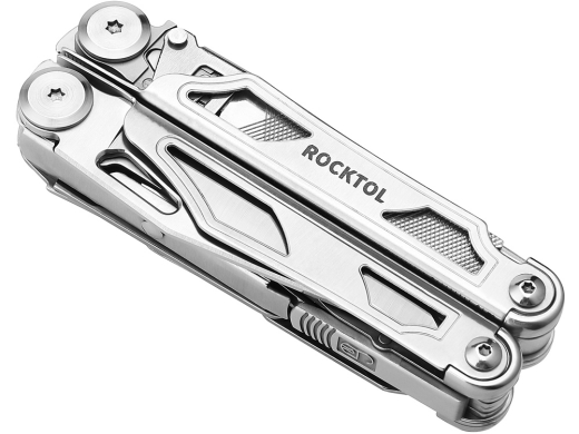 Изображение №4 | Мультитул Rocktol 29 в 1 со сменными резцами и пилой (серебристый)