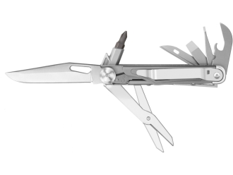 Изображение №1 | Нож-мультитул Rocktol 12 в 1 с титановыми ручками (серый)