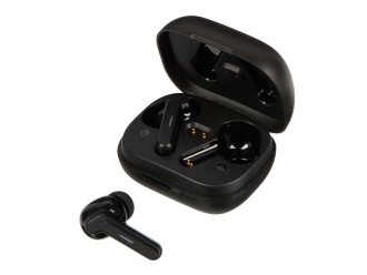 Изображение №2 | Беспроводные наушники с шумоподавлением ENC и подсветкой лого «Lites» (черный)