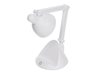 Изображение №4 | Настольный светильник с функцией беспроводной зарядки «Bendy» (белый)