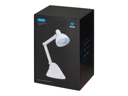 Изображение №10 | Настольный светильник с функцией беспроводной зарядки «Bendy» (белый)