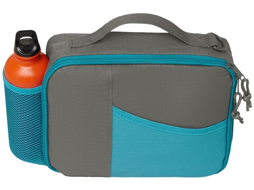 Изображение №5 | Изотермическая сумка-холодильник «Breeze New» для ланч-бокса (серый/голубой)