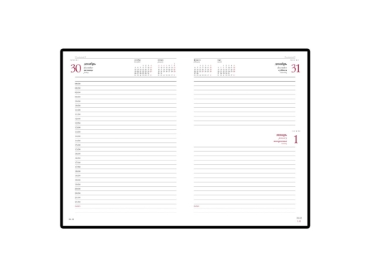 Изображение №5 | Ежедневник датированный А5 «Sidney Nebraska» на 2025 год (коричневый)