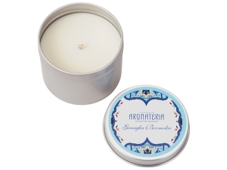 Изображение №6 | Набор: платок «Арабески» и свеча «Загадка Востока» (синий)