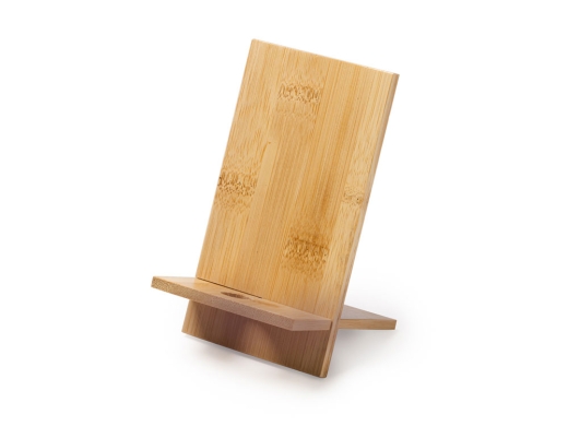 Изображение №6 | Набор «Wooden» с бутылкой, блокнотом, ручкой и подставкой для телефона (синий, темно-серый)