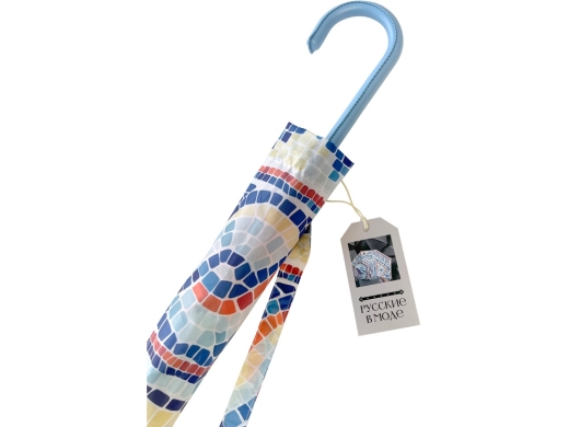 Изображение №5 | Зонт -трость «Грёзы о Византии» (голубой)