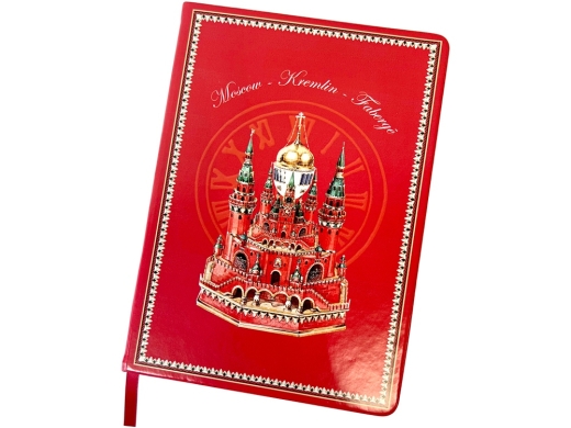 Изображение №1 | Блокнот «Москва-Кремль-Фаберже» (красный)