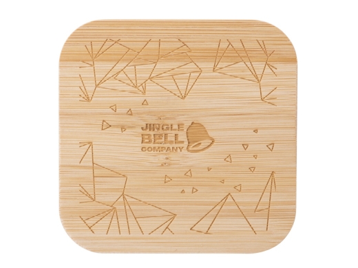 Изображение №4 | Eмкость для хранения «Flake» с гравировкой (бежевый, натуральный)