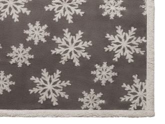 Изображение №5 | Плед Snowflake новогодний с капюшоном (серый)