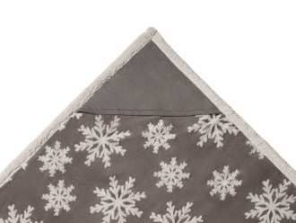 Изображение №6 | Плед Snowflake новогодний с капюшоном (серый)