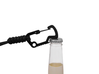 Изображение №7 | Брелок-шнурок «Spanner» с открывашкой и шестигранником (черный)