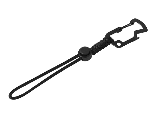 Изображение №1 | Брелок-шнурок «Spanner» с открывашкой и шестигранником (черный)