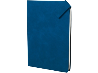 Изображение №2 | Блокнот А5 с магнитным клапаном в гибкой обложке «Chaplin» (синий)