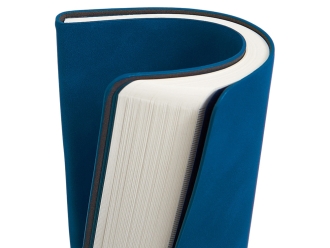 Изображение №11 | Блокнот А5 с магнитным клапаном в гибкой обложке «Chaplin» (синий)