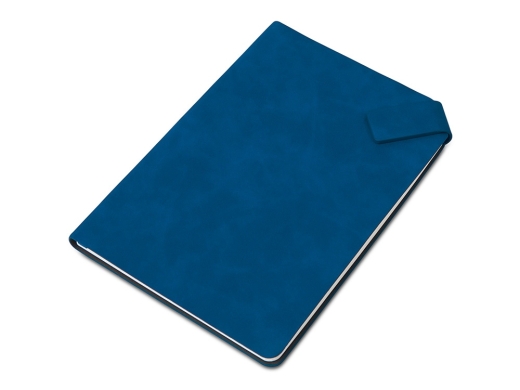 Изображение №1 | Блокнот А5 с магнитным клапаном в гибкой обложке «Chaplin» (синий)