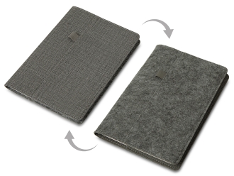 Изображение №1 | Двустороннее портфолио А5 «Felt» (серый)