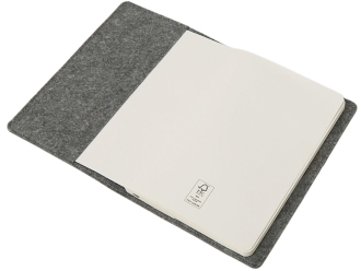 Изображение №8 | Двустороннее портфолио А5 «Felt» (серый)