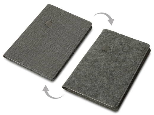 Изображение №1 | Двустороннее портфолио А5 «Felt» (серый)