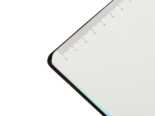 Изображение №6 | Блокнот А5 в гибкой обложке «Fellini» с голографическим срезом (черный)