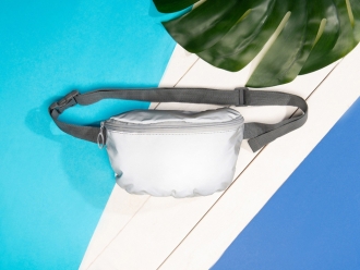 Изображение №7 | Светоотражающая сумка на пояс «Neo Reflector» (серый светоотражающий)