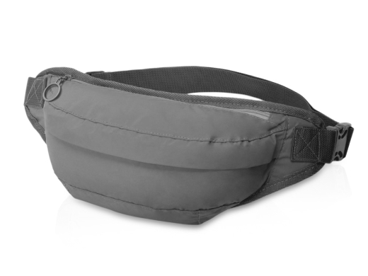 Изображение №1 | Светоотражающая сумка на пояс «Neo Extra Reflect» (серый светоотражающий)